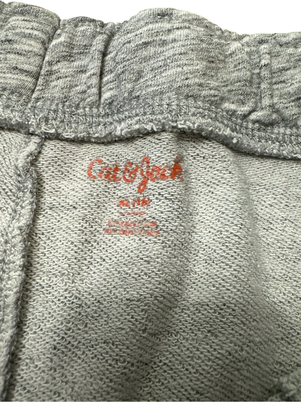 Cat & Jack | Big Boys Size XL 16 Gray Marled Knit Lounge Shorts
